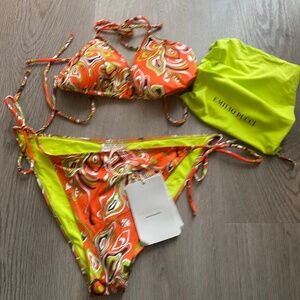 Emilio Pucci Africana Print Bikini Set